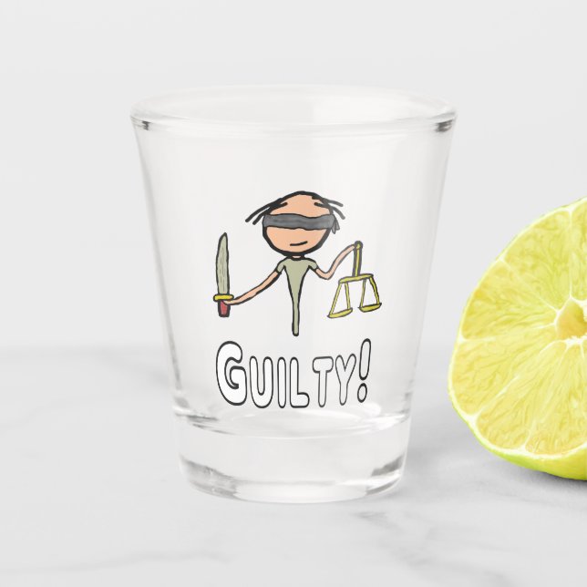 Vaso De Chupito Culpable (Anverso)