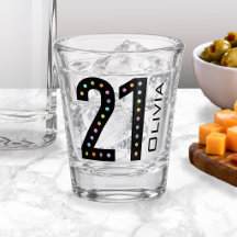 Cumpleaños 21 personalizado con nombre