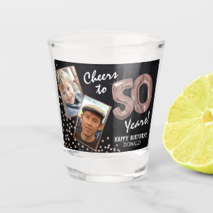 Vaso De Chupito Cumpleaños 50 Aniversario 2 Fotos