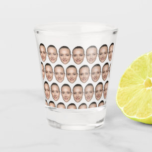 Vaso De Chupito Cumpleaños facial, favores de fiesta Personalizado