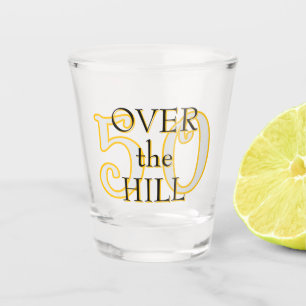 Vaso De Chupito Cumpleaños Personalizado Sobre La Colina