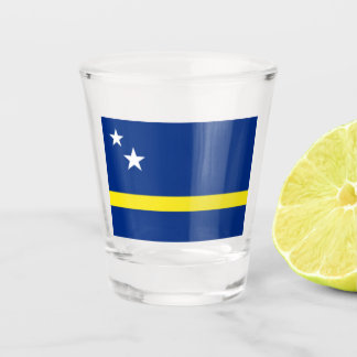 Vaso De Chupito Curacao Country Vacation Flag National Patriotic