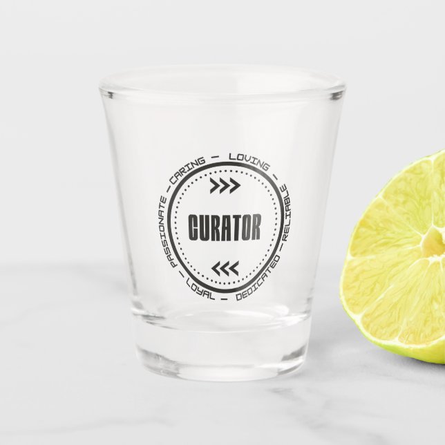 Vaso De Chupito Curador asombroso (Anverso)