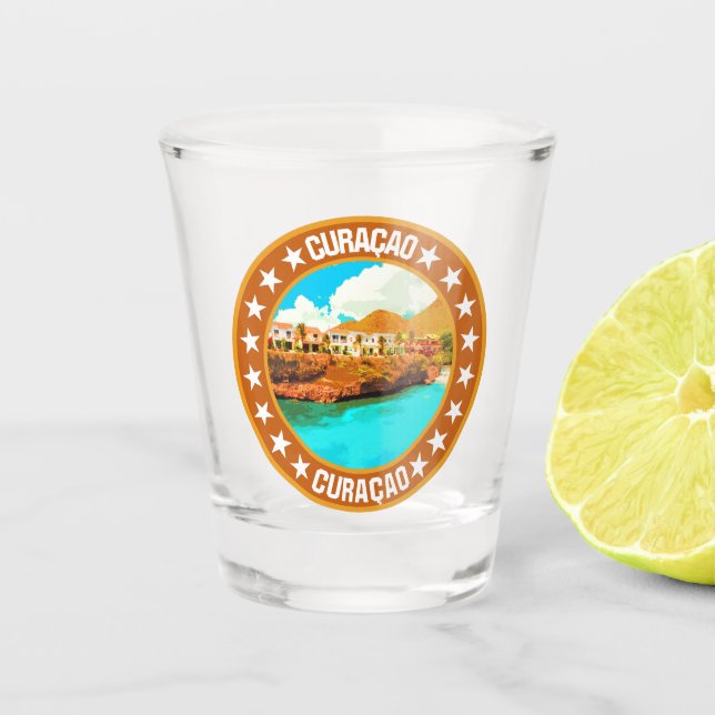 Vaso De Chupito Curazao (Anverso)