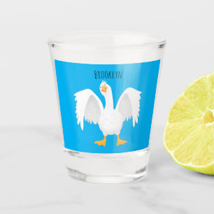 Vaso De Chupito Curioso ilustracion de personalizado ganso domésti