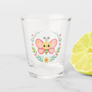 Vaso De Chupito Cuta, primavera/mariposa