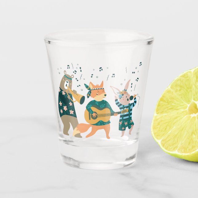 Vaso De Chupito Cute Animals Bend (Anverso)