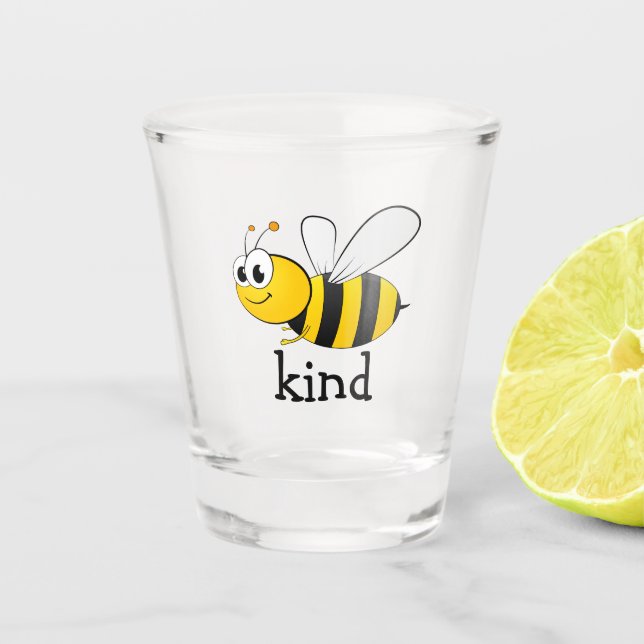 Vaso De Chupito Cute Bee Kind (Anverso)