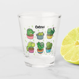 Vaso De Chupito Cute Catcus