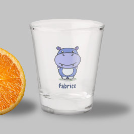 Vaso De Chupito Cute Hippo Shot Glass