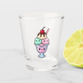 Vaso De Chupito Cute Kawaii Helado Sundae