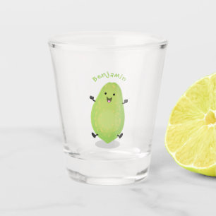 Vaso De Chupito Cute kawaii papaya paw personalizado ilustracion