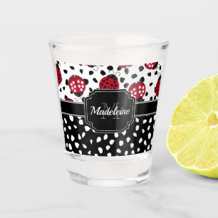 Vaso De Chupito Cute Ladybugs