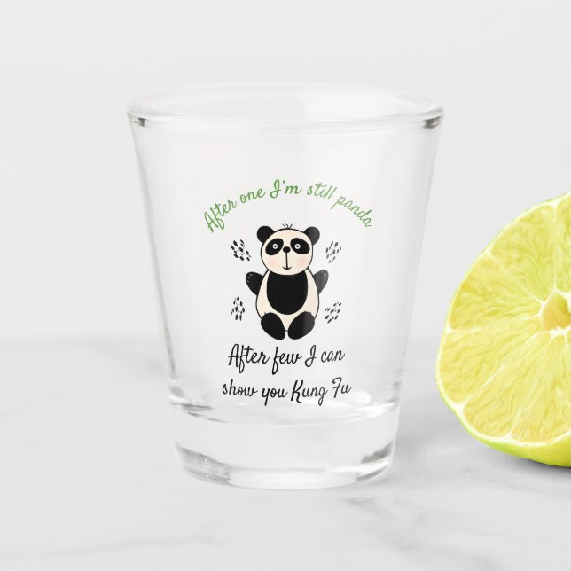 Vaso De Chupito Cute panda (Anverso)