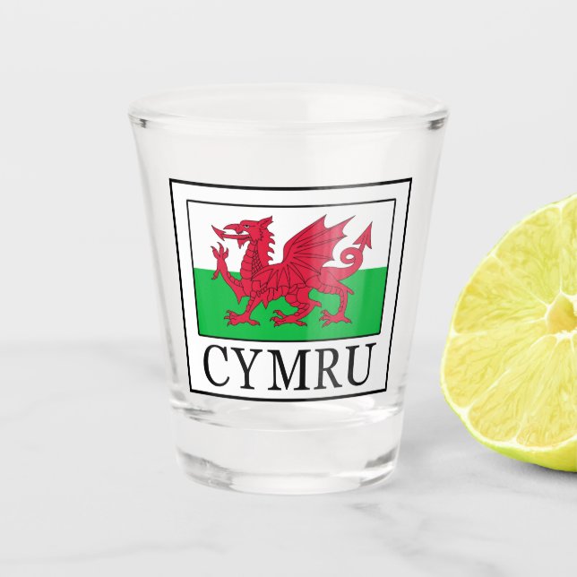 Vaso De Chupito Cymru (Anverso)
