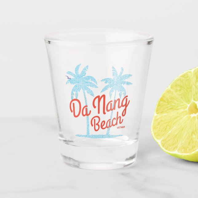 Vaso De Chupito Da Nang Beach Vintage Faded (Anverso)