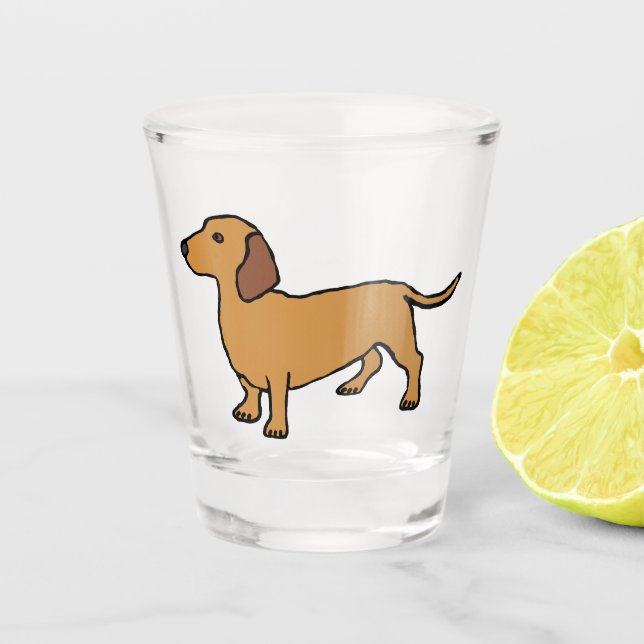 Vaso De Chupito Dachshund (Anverso)