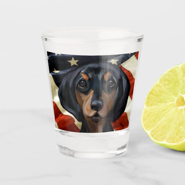 VASO DE CHUPITO DACHSHUND (Anverso)