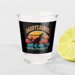 Vaso De Chupito Daddysaurus - Gracioso regalo de papá de dinosauri