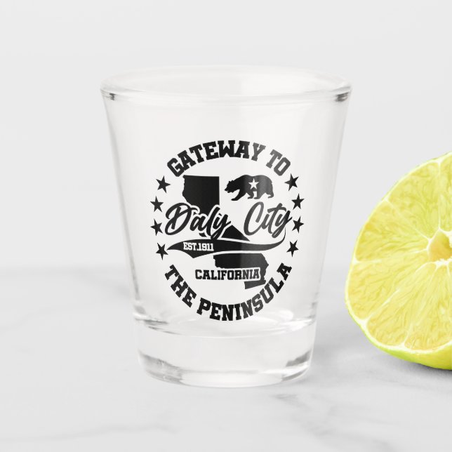 Vaso De Chupito Daly City, California (Anverso)