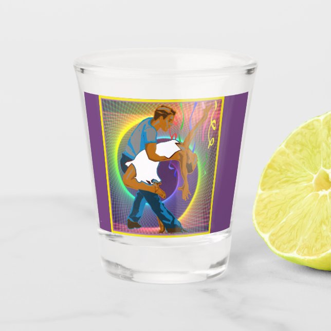Vaso De Chupito Dance Couple Salsa (Anverso)