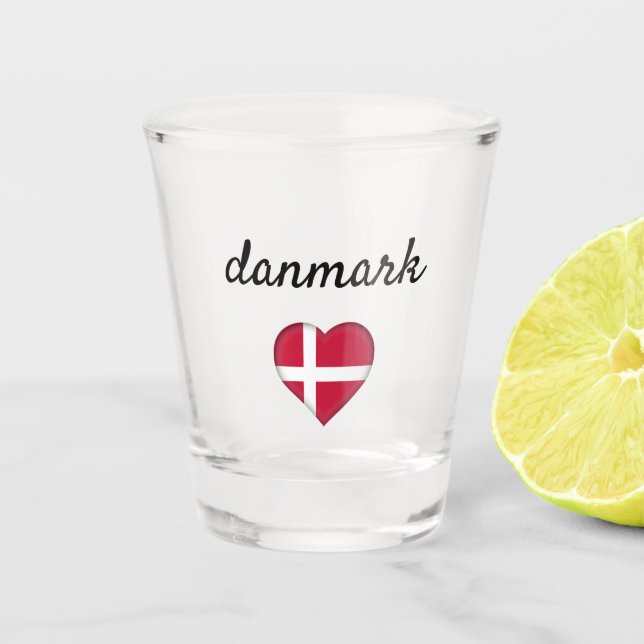 Vaso De Chupito danmark (Dinamarca) (Anverso)