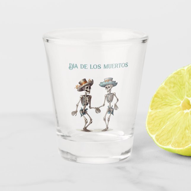 Vaso De Chupito Danza eterna, personalizado (Anverso)
