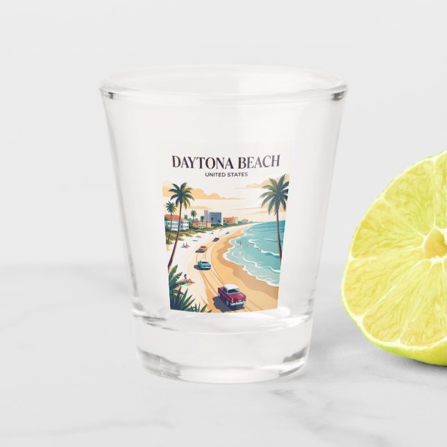 Vaso De Chupito Daytona Beach Florida (Anverso)