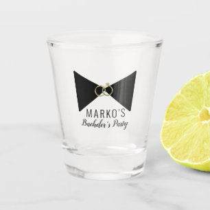 Vaso de chupito de anillo para despedida de solter