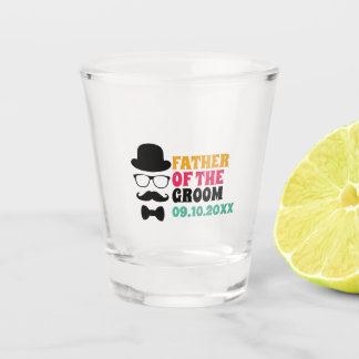 Vaso de chupito de bigote personalizado – Padre de
