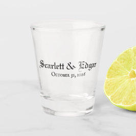Vaso de chupito de boda