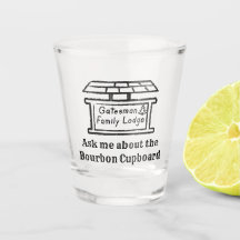 Vaso de chupito de Bourbon Lodge