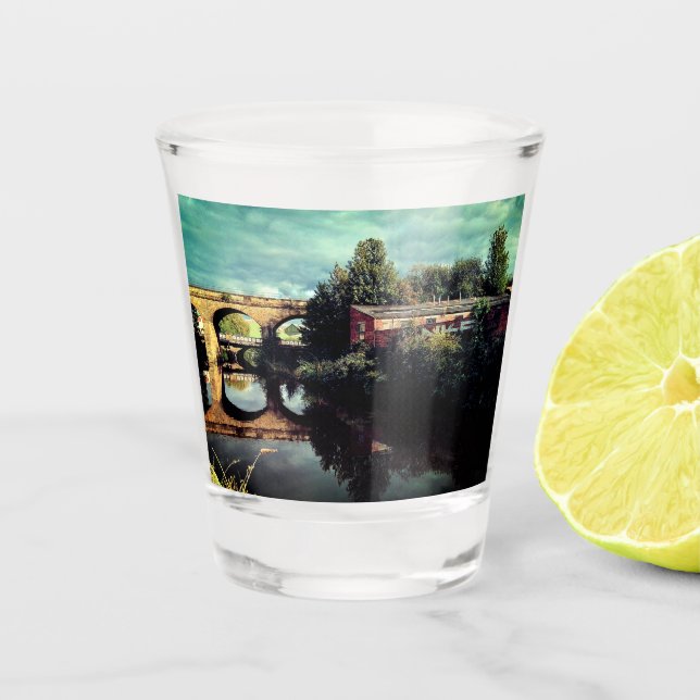 Vaso De Chupito De camino a Attercliffe (Anverso)