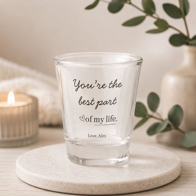 Vaso de chupito de cita de amor personalizada mode (Subido por el creador)
