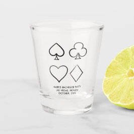 Vaso de chupito de despedida de soltero personaliz