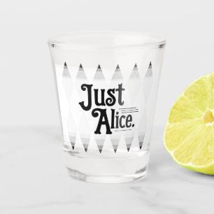 Vaso de chupito de diamante de argyle de despedida