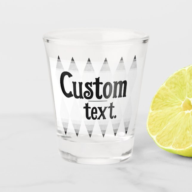Vaso de chupito de diamante de argyle de despedida (Anverso)