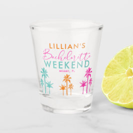 Vaso de chupito de fin de semana de despedida de s