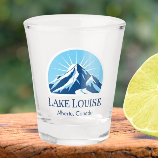 Vaso de chupito de Lake Louise Banff Alberta Canad (Subido por el creador)