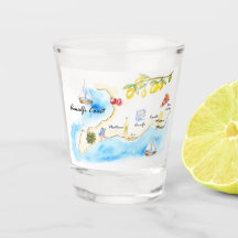 Vaso de chupito de Limoncello Sueño de Amalfi