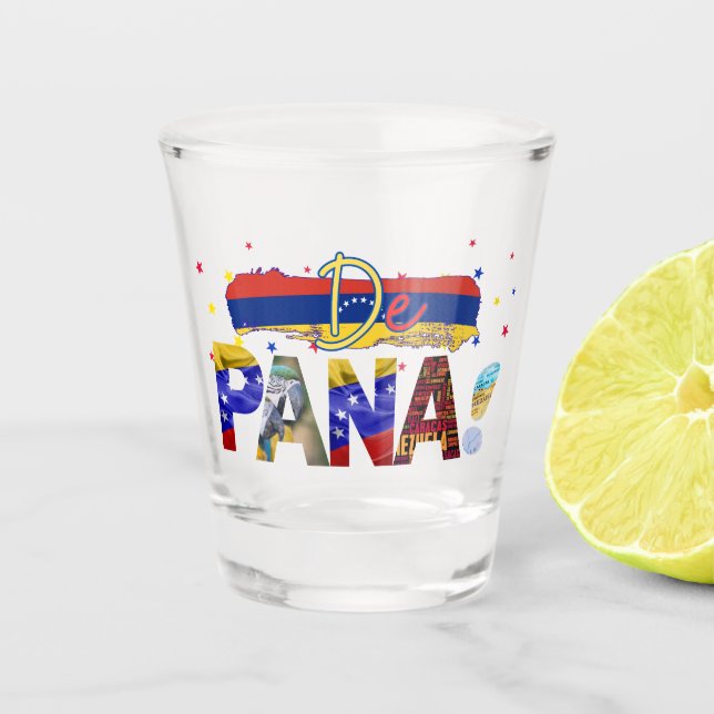 Vaso De Chupito De Pana Venezuela Slang Venezuelan Culture Lovers (Anverso)