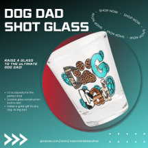 Vaso de chupito de Papá Perro