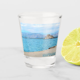 Vaso de chupito de recuerdo de Nafplion Grecia