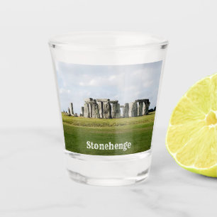 Vaso de chupito de recuerdo de Stonehenge Inglater