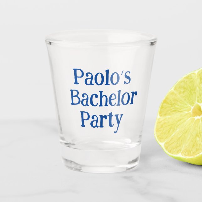 Vaso de chupito de regalos personalizados para sol (Anverso)