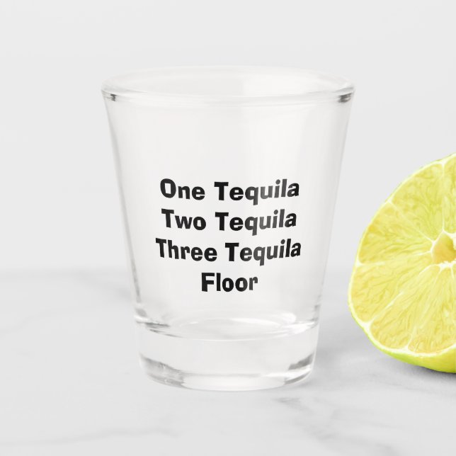 Vaso de chupito de tequila (Anverso)