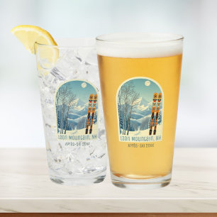 Vaso de chupito de vacaciones de après ski en Loon