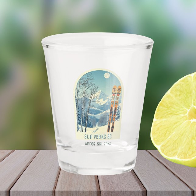 Vaso de chupito de vacaciones de esquí en Sun Peak (Subido por el creador)