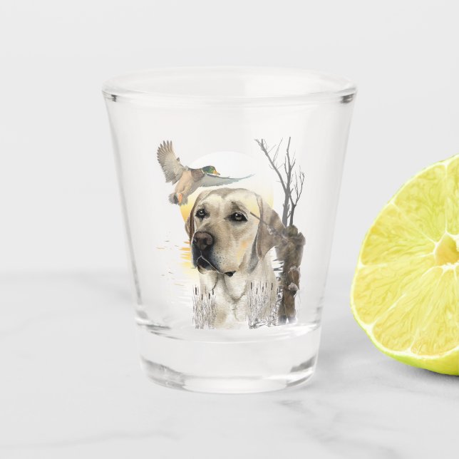 Vaso de chupito de vida de caza (Anverso)