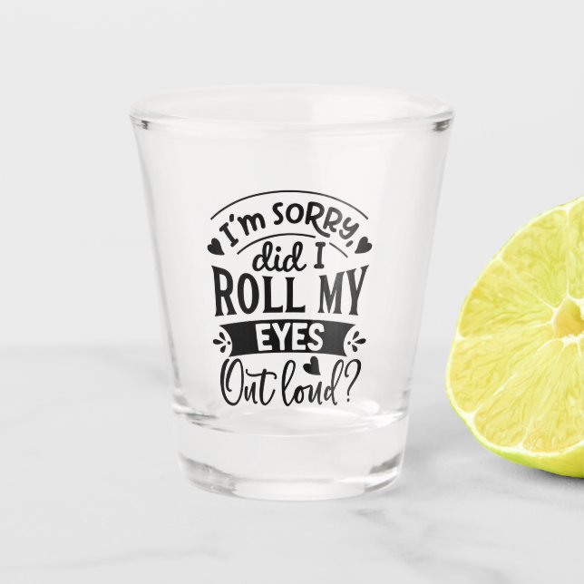 Vaso de chupito de Whiskey Sassy (Anverso)